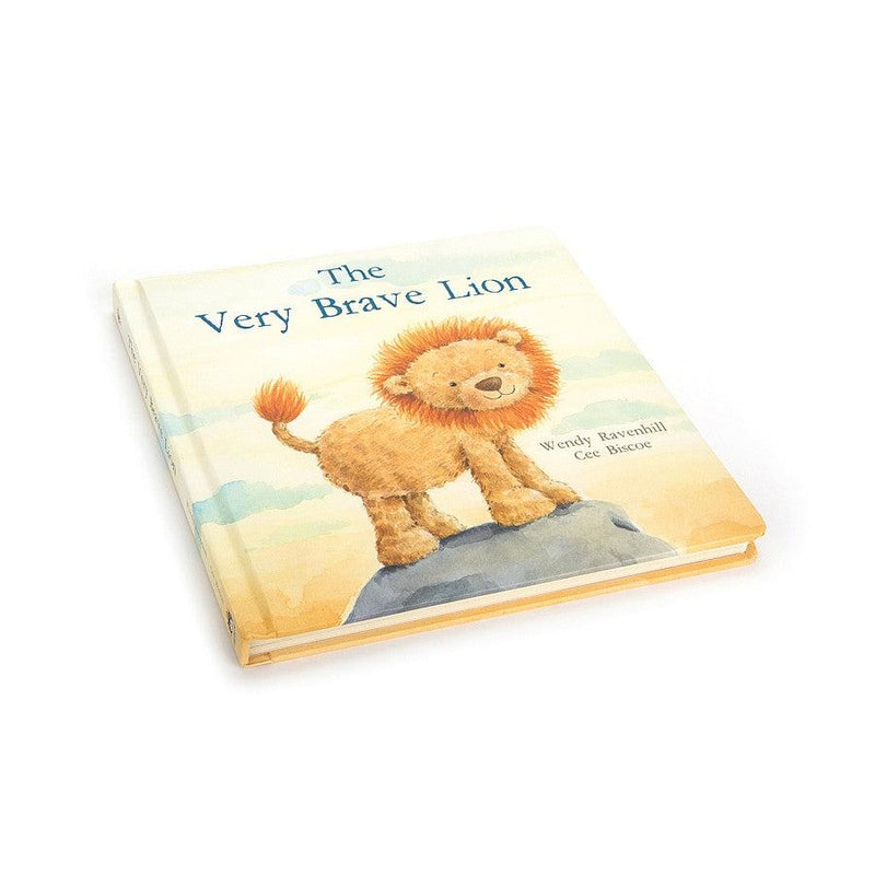 Jellycat The Very Brave Lion Book-Simply Green Baby