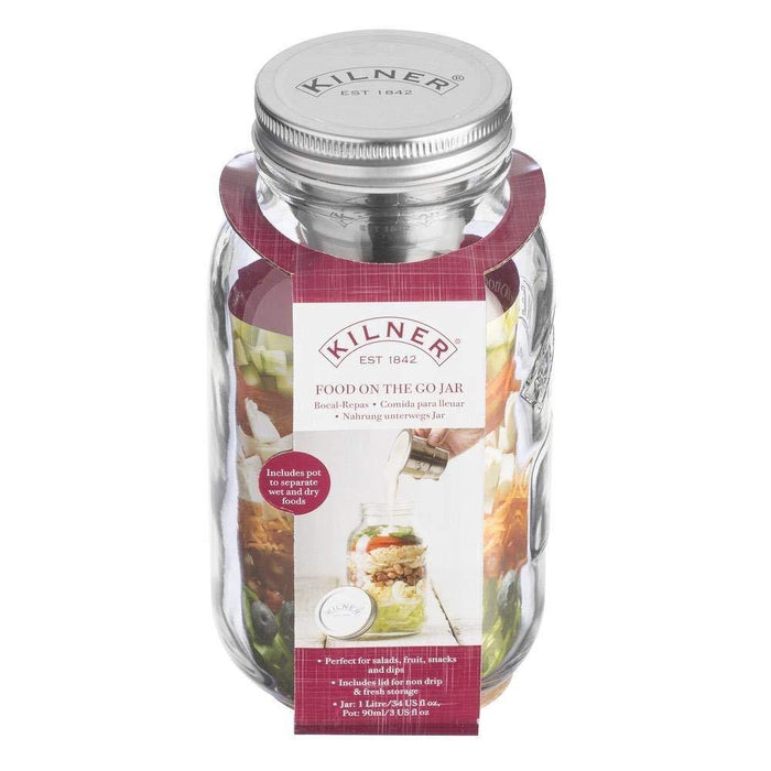 Kilner On the Go - Food Jar 1L-Simply Green Baby