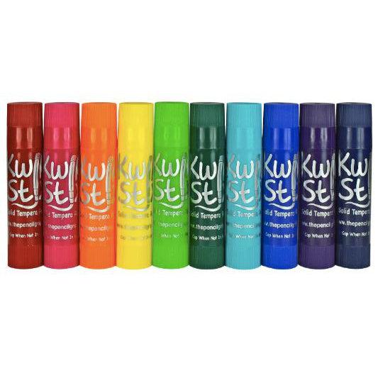 Kwik Stix Solid Tempera Paint - 10 Jewel Tones-Simply Green Baby