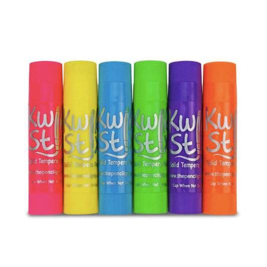 Kwik Stix Solid Tempera Paint - 6 Neon Colours-Simply Green Baby