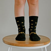 Lamington Merino Crew Socks - Aflie-Simply Green Baby