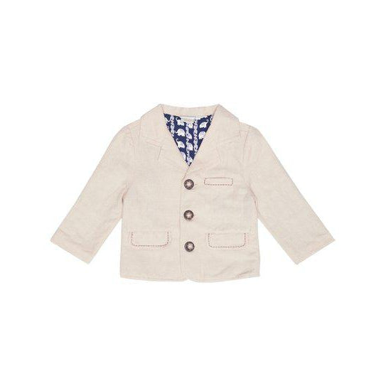 Linen Jacket-Simply Green Baby