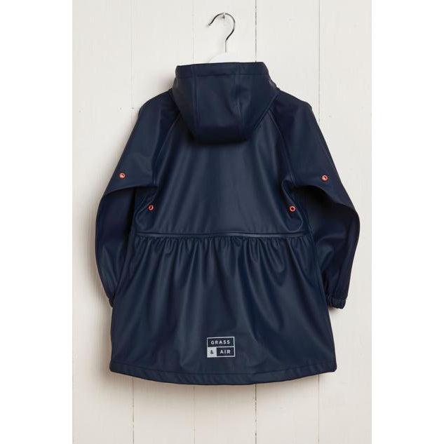 Little Girls Rainster - Navy-Simply Green Baby