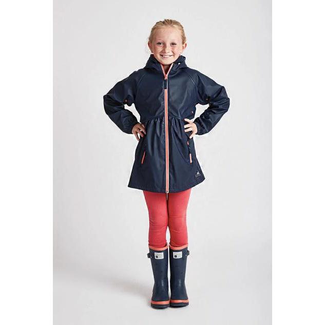 Little Girls Rainster - Navy-Simply Green Baby