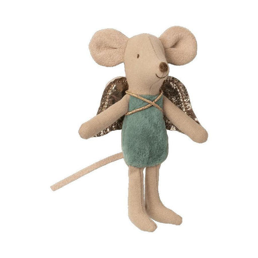 Maileg Fairy Mouse - Little Brother/Sister-Simply Green Baby