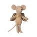 Maileg Fairy Mouse - Little Brother/Sister-Simply Green Baby