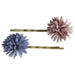 Maileg Hair Accessories - Chiffon Flower Bobby Pins-Simply Green Baby