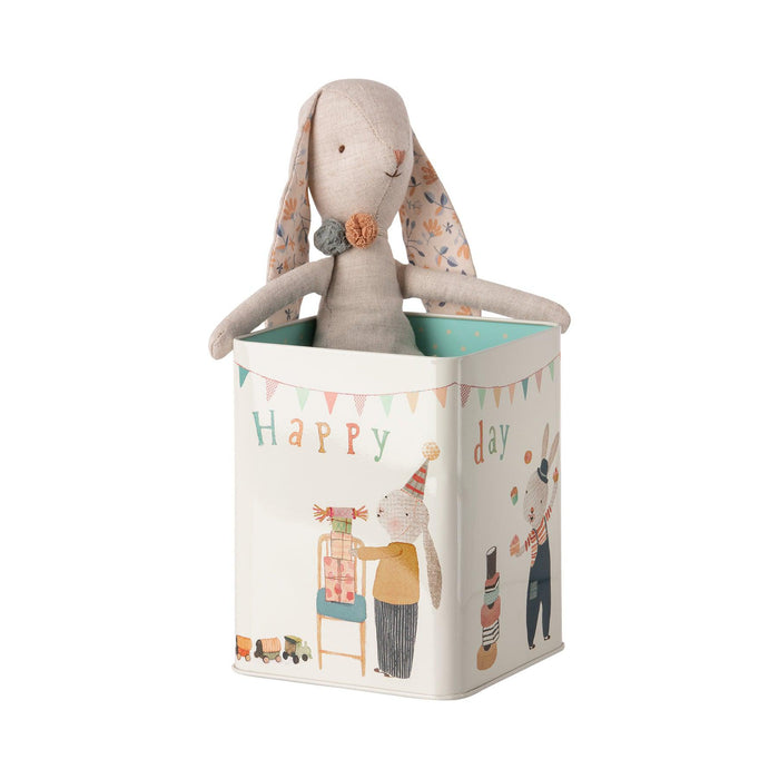 Maileg Happy Day Bunny in Box - Medium-Simply Green Baby