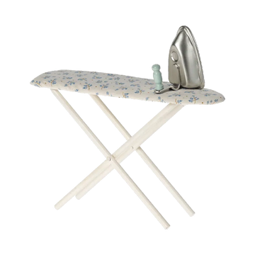 Maileg Iron + Ironing Board - Blue Flowers-Simply Green Baby