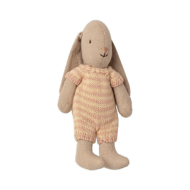 Maileg Micro Bunny in Knitted Romper-Simply Green Baby