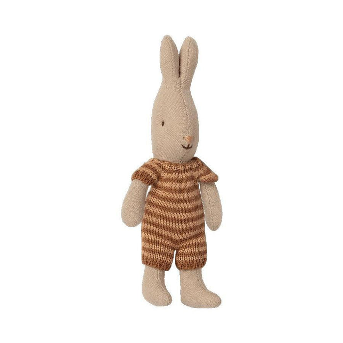 Maileg Micro Rabbit in Knitted Romper-Simply Green Baby