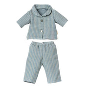 Maileg Pajamas for Teddy Dad, Blue-Simply Green Baby