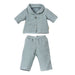 Maileg Pajamas for Teddy Dad, Blue-Simply Green Baby