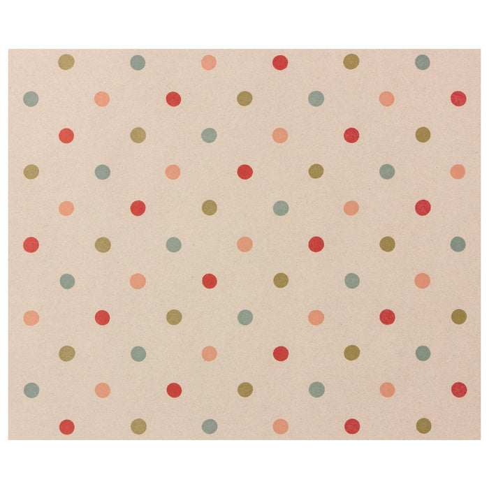 Maileg Polka Dot Wrapping Paper-Simply Green Baby