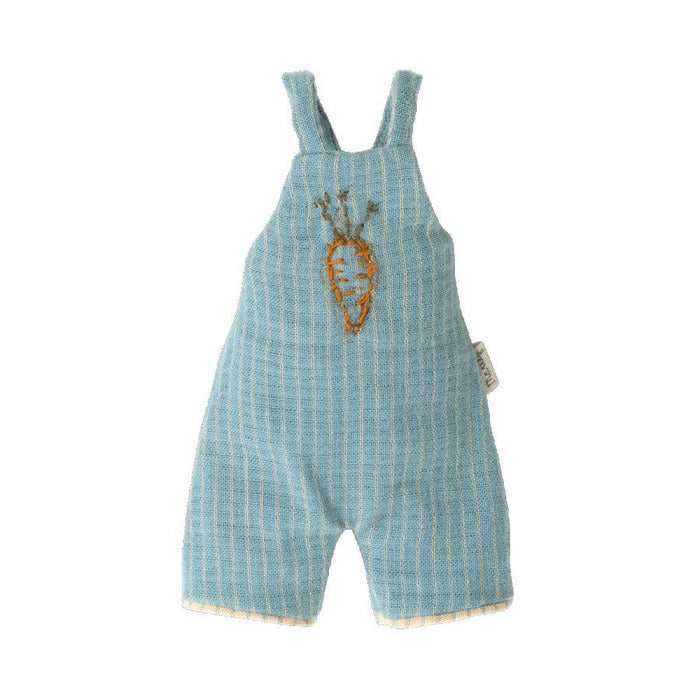 Maileg Rabbit Size 2, Blue Overalls-Simply Green Baby