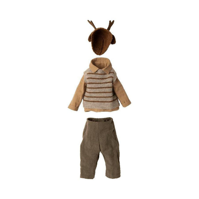 Maileg Winter Maxi Mouse Boy-Simply Green Baby