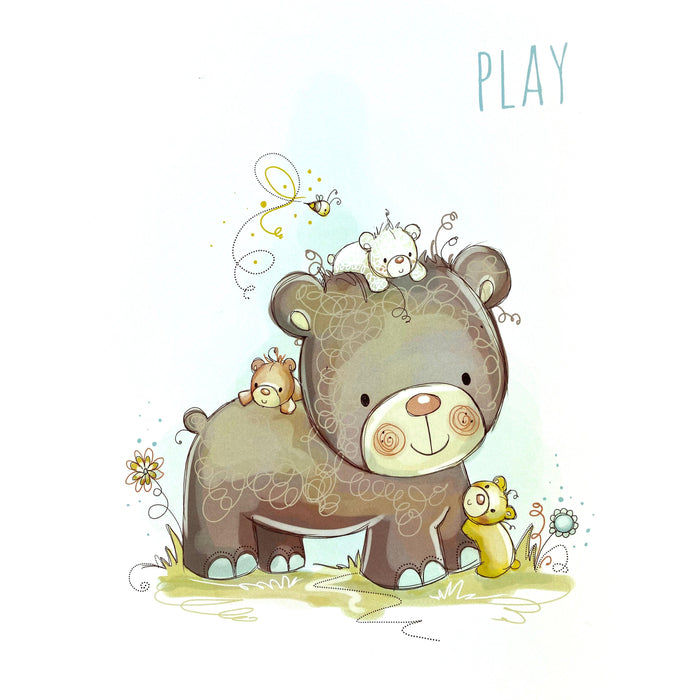 Mama Play Print-Simply Green Baby