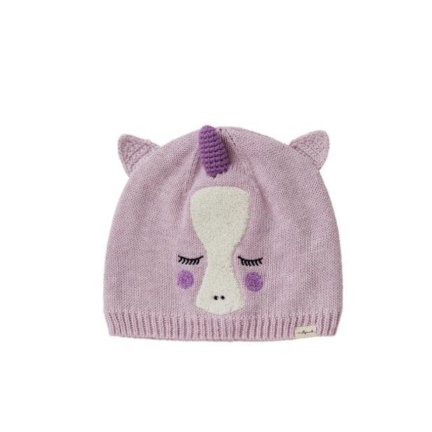 Millymook Unicorn Baby Beanie-Simply Green Baby