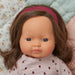 Miniland Baby Doll Brunette Girl-Simply Green Baby