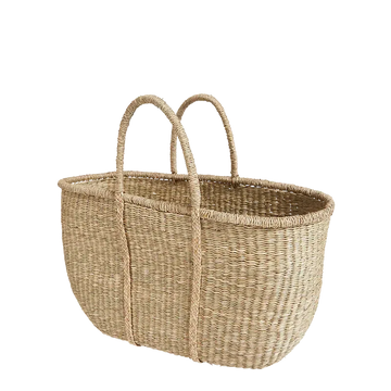 Olli Ella Caro Seagrass Market Bag-Simply Green Baby