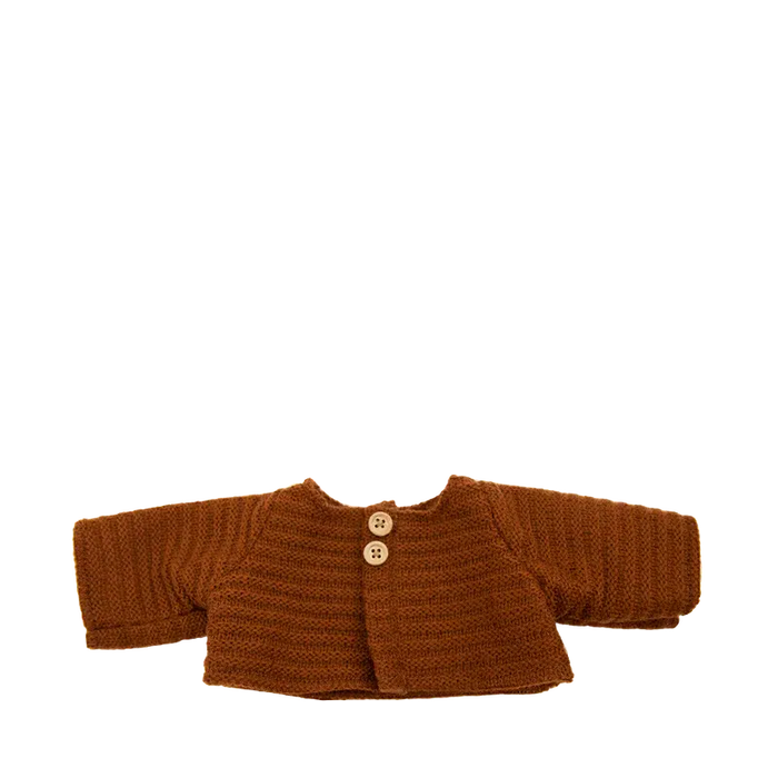 Olli Ella Dinkum Doll Cardigan-Simply Green Baby