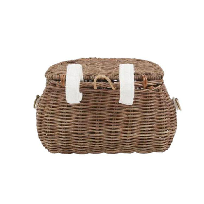 Olli Ella Mini Chari Rattan Bag-Simply Green Baby