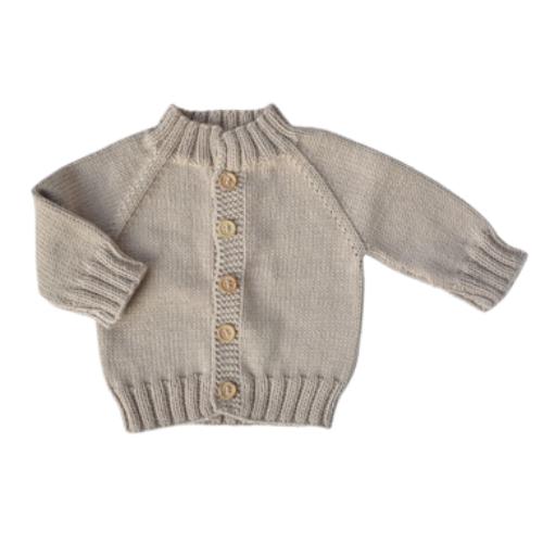 Organic Baby Knitted Cardigan-Simply Green Baby