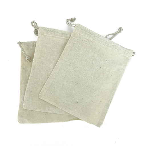 Organic Muslin Drawstring Bag-Simply Green Baby