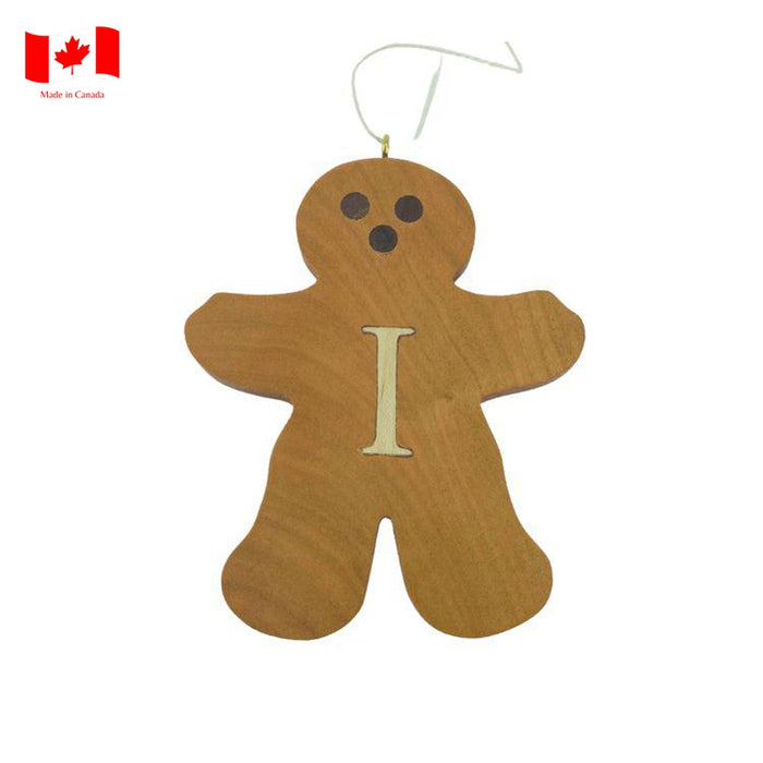 Personalized Wooden Gingerbread Ornament-Simply Green Baby