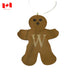 Personalized Wooden Gingerbread Ornament-Simply Green Baby