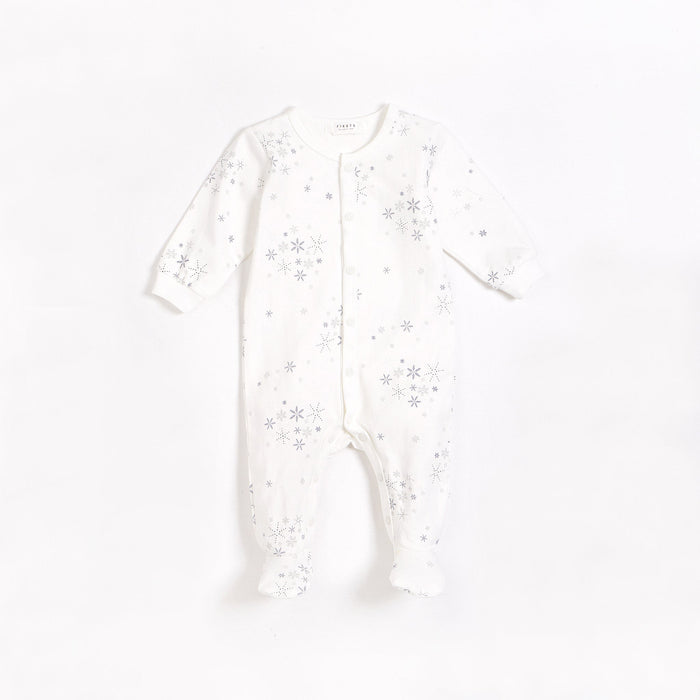 Petit Lem Organic Sleeper - Snowy, Off-White-Simply Green Baby