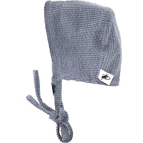 Puffin Gear Corduroy Fall Bonnet - Grey-Simply Green Baby