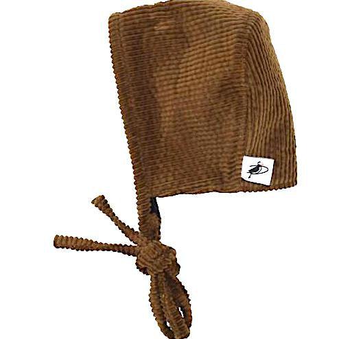 Puffin Gear Corduroy Fall Bonnet - Spice-Simply Green Baby