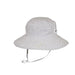 Puffin Gear Wide Brim Sunbaby Hat - Grey Natty Stripe-Simply Green Baby