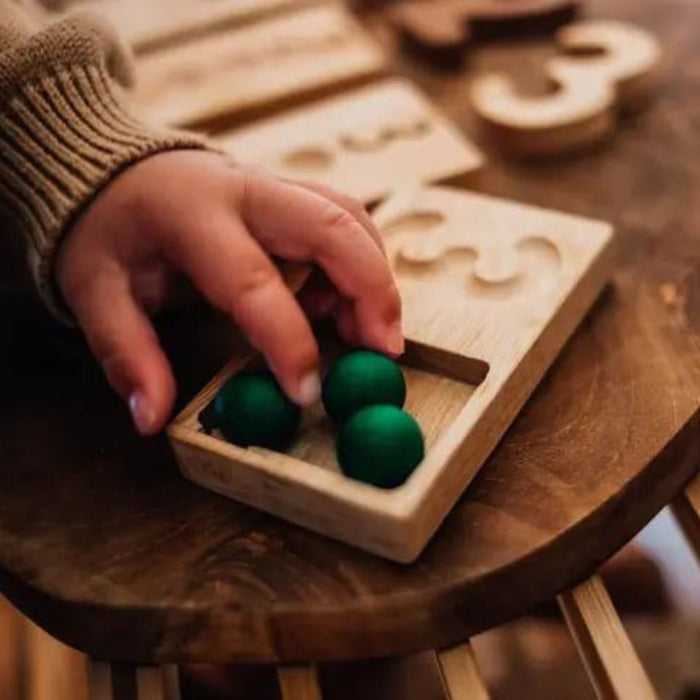 Counting + Writing Tray