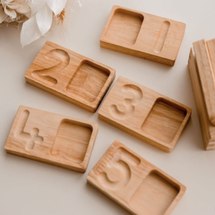 Counting + Writing Tray