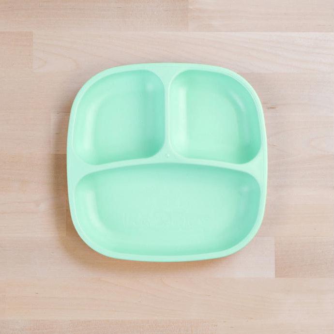 Re-Play Divided Plates 7"-Simply Green Baby