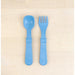 Re-Play Toddler (Fork + Spoon) Utensil Set-Simply Green Baby