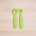 Re-Play Toddler (Fork + Spoon) Utensil Set-Simply Green Baby