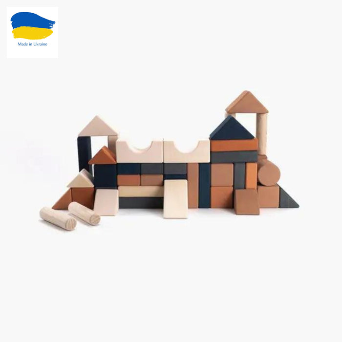 Wooden Castle Building Blocks