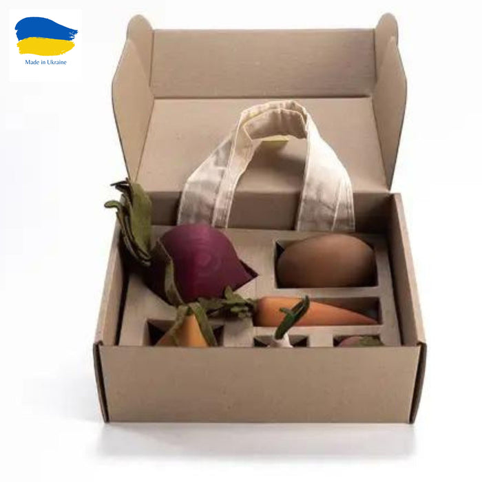 Wooden Vegetable Set, Borscht