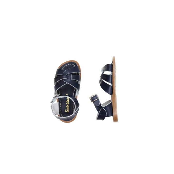 Salt-Water Sandals Original Child - Navy Blue-Simply Green Baby