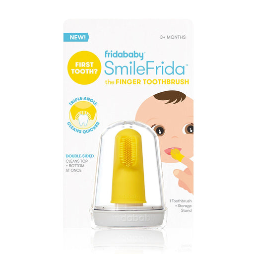 SmileFrida Finger Toothbrush-Simply Green Baby