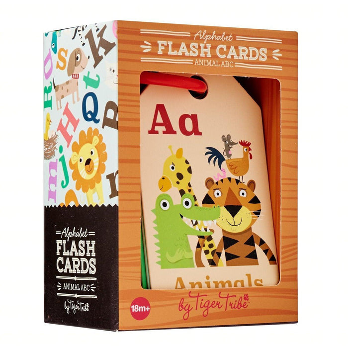 Tiger Tribe - Flash Cards, Animals ABC-Simply Green Baby