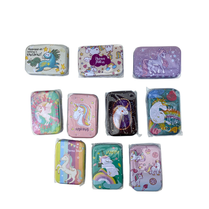 Collectable Rectangular Unicorn Tin Boxes