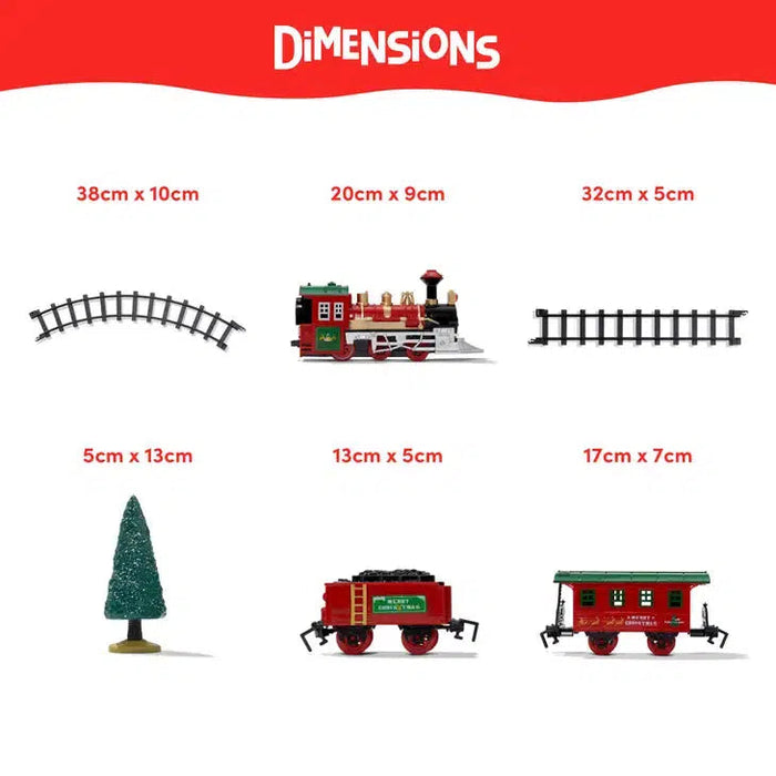 Twiddlers 15 Piece Christmas Train Set-Simply Green Baby