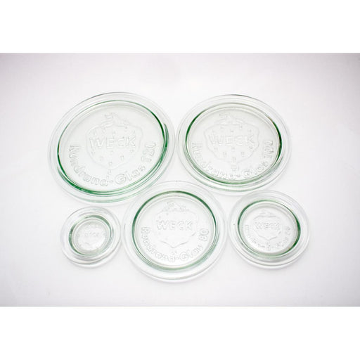 Weck Jars Replacement Glass Lid-Simply Green Baby