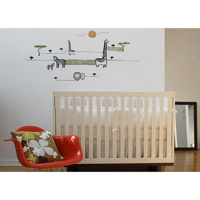 Wee Gallary Safari Wall Graphics-Simply Green Baby