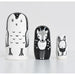 Wee Gallery Nesting Dolls - Woodland Creatures-Simply Green Baby