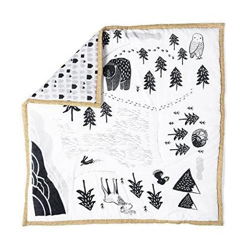 Wee Gallery Organic Playmat - Explore-Simply Green Baby